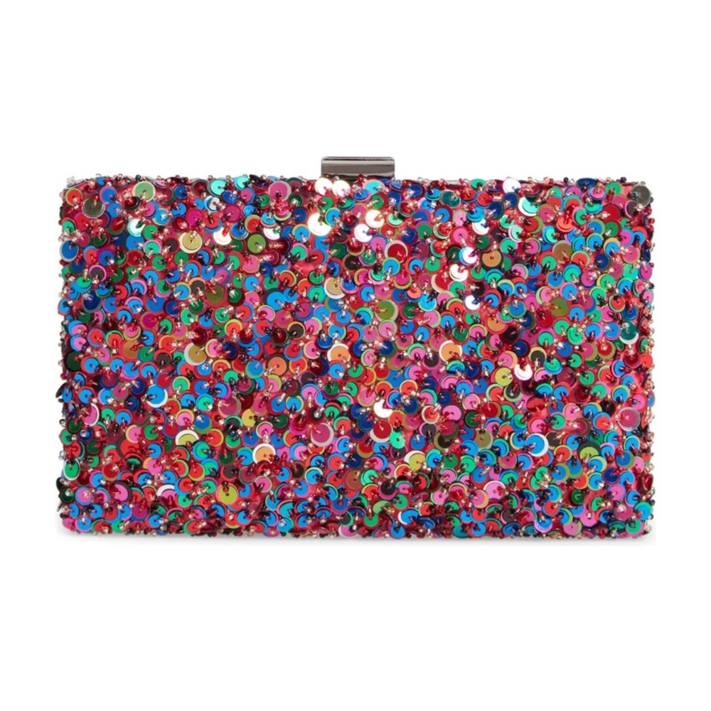 Nordstrom Multicolor Sequin Clutch